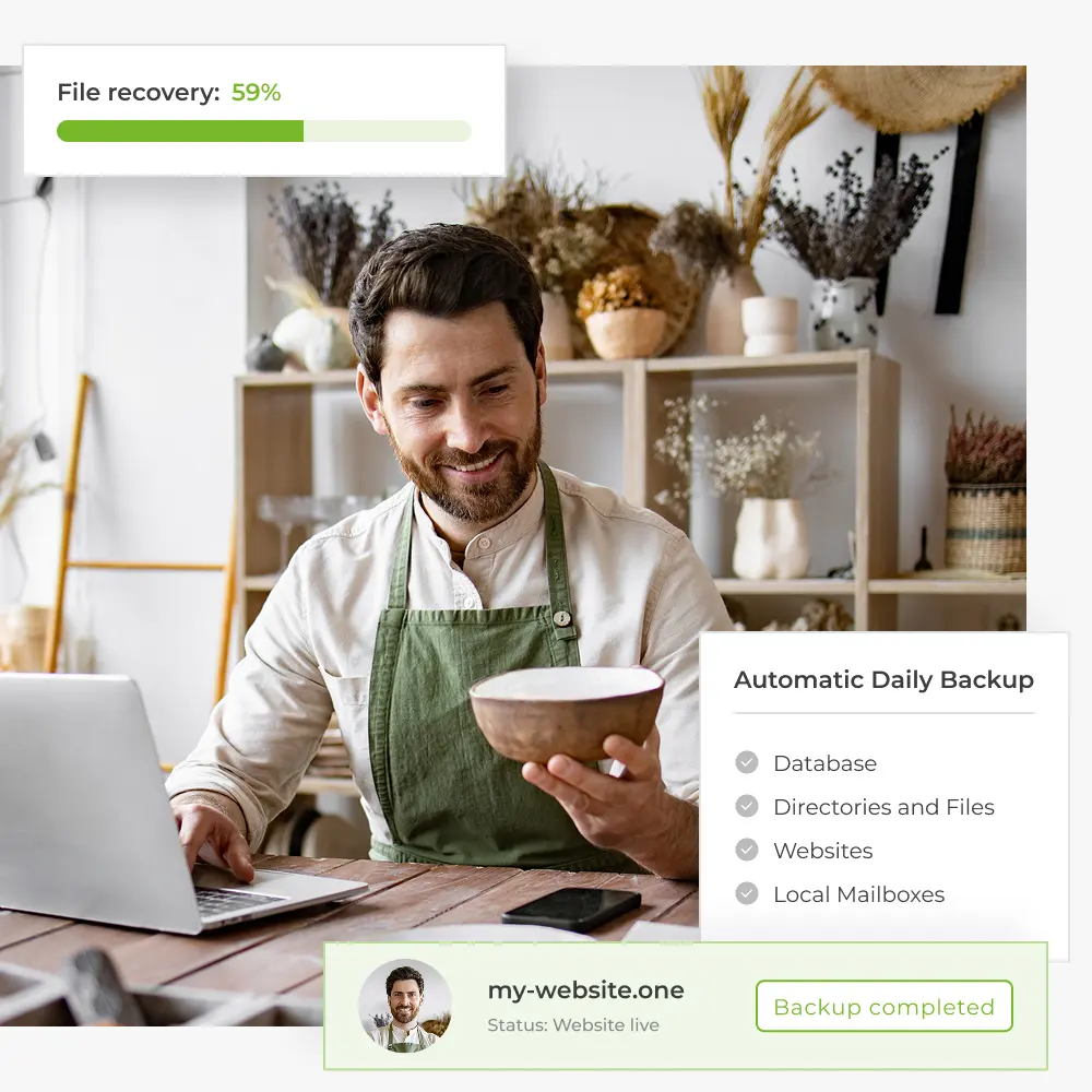 Automatische back-ups en eenvoudig herstel Automatische back-ups en eenvoudig herstel