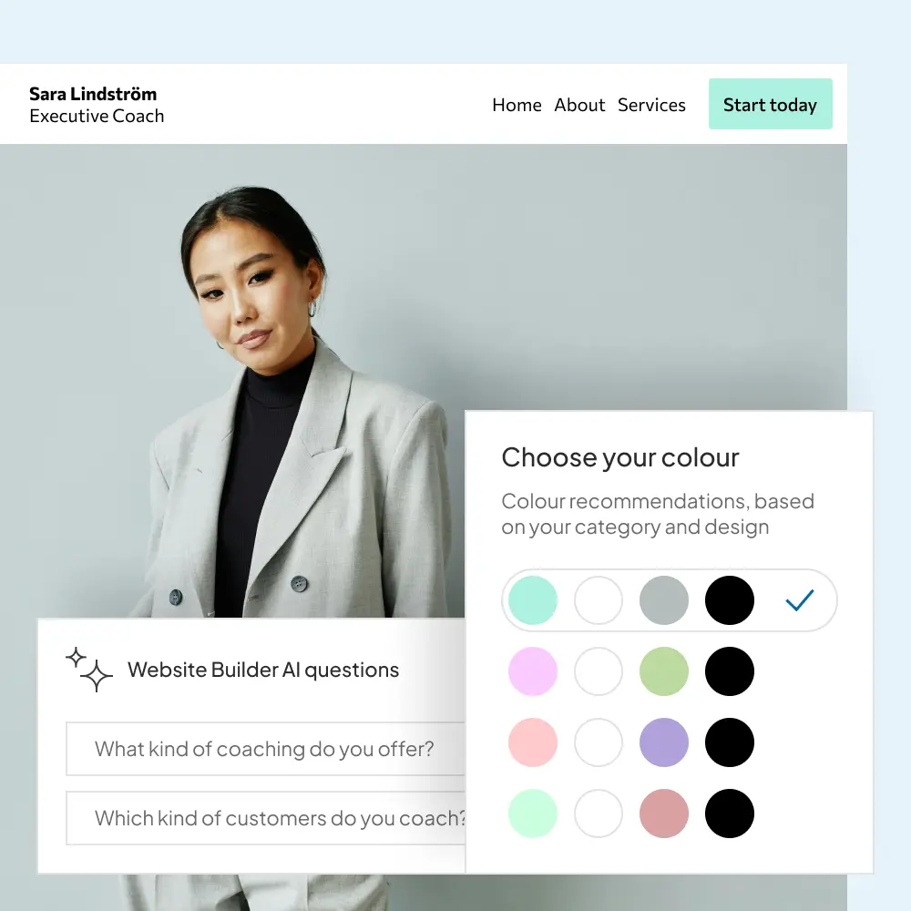 Jump-start your website with AI Jump-start your website with AI