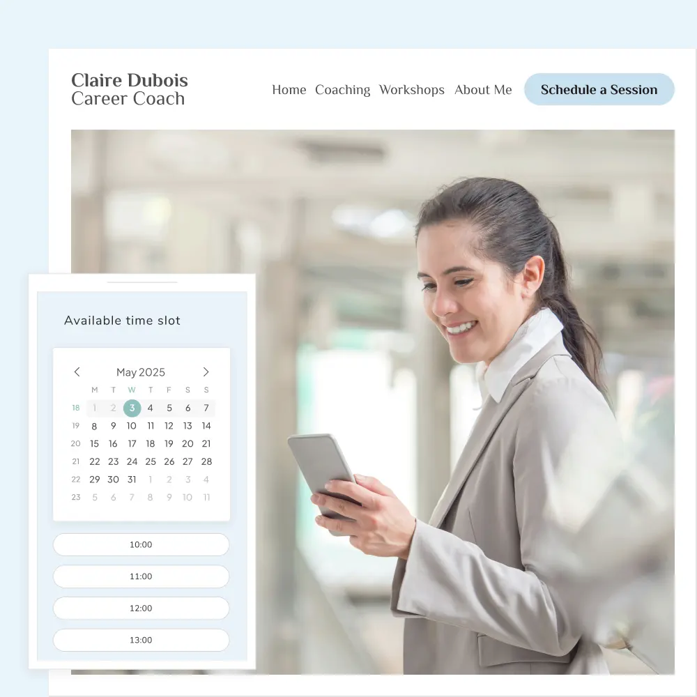 Fill your calendar with easy online booking Fill your calendar with easy online booking