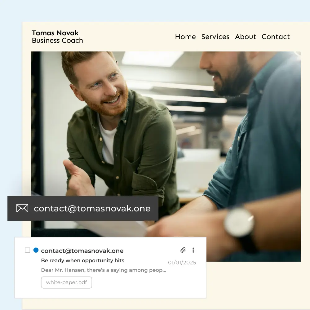 Build trust and stay in touch with clients Build trust and stay in touch with clients