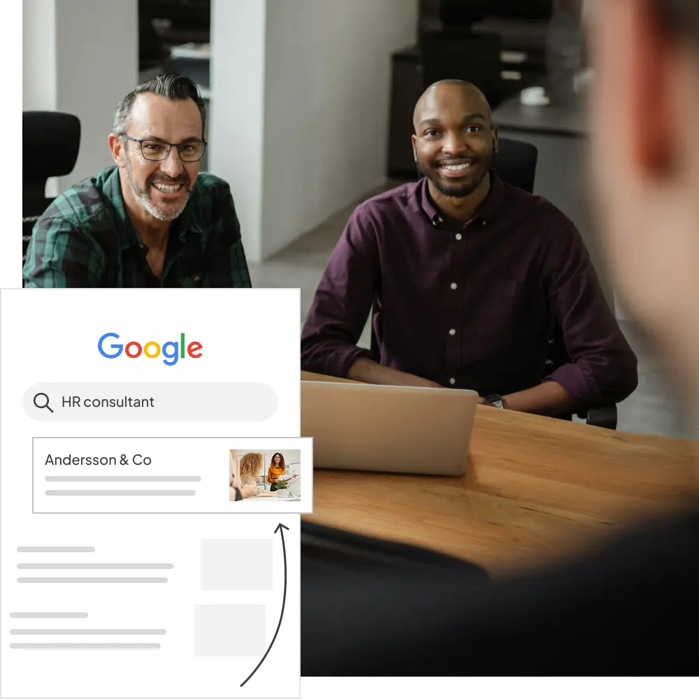 Bliv fundet af flere kunder på Google Bliv fundet af flere kunder på Google