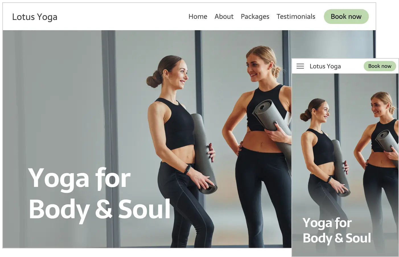 Win more clients with an all-in-one fitness website