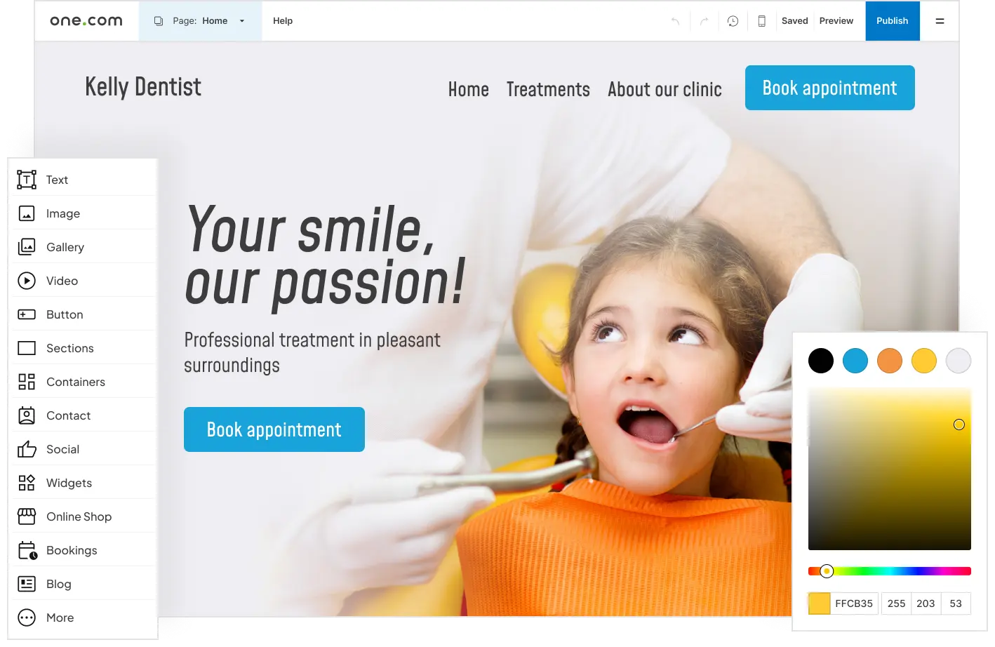 Una completa página web para
