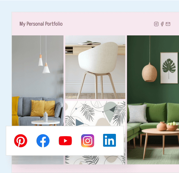 Connect your social media to your site Connect your social media to your site