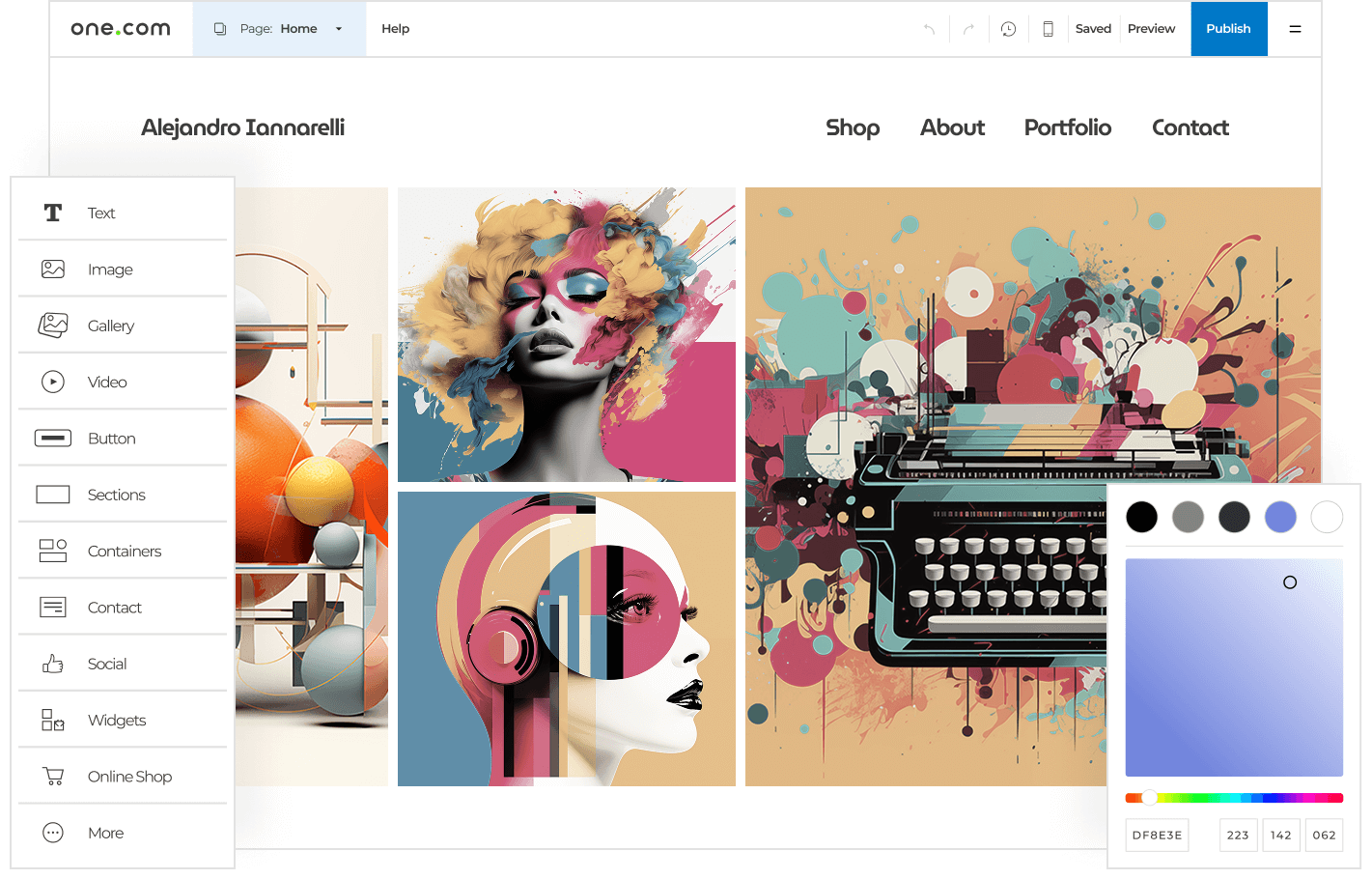 Make your work visible with a portfolio website