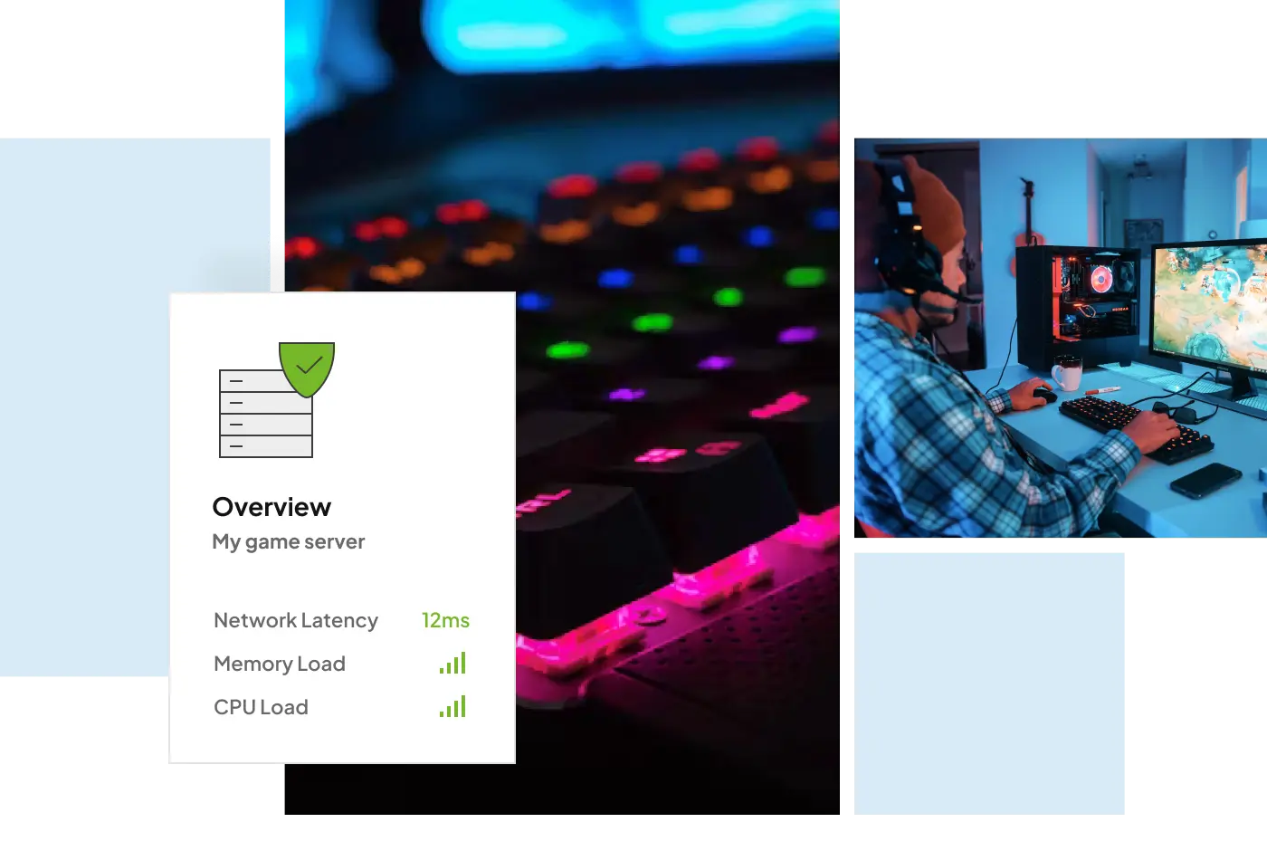 Snelle en schaalbare game server hosting in de EU Snelle en schaalbare game server hosting in de EU