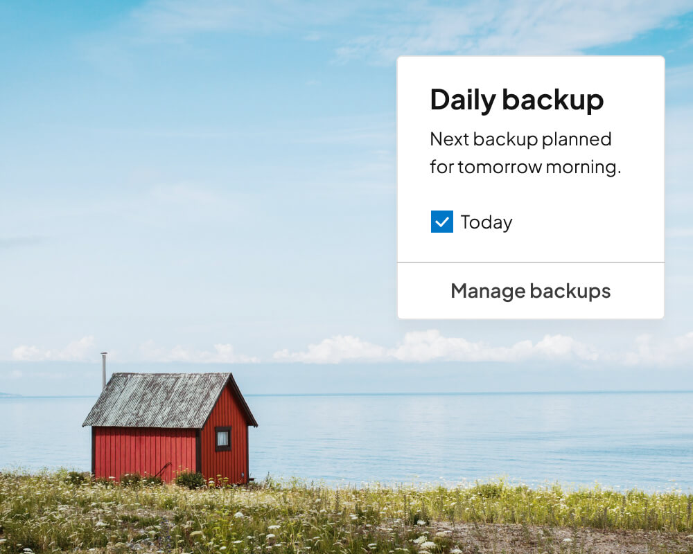 Automatic daily backups